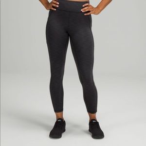 lululemon invigorate high rise leggings! 25 in & size 8
